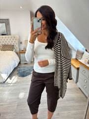 White Square Neck Top Saylor