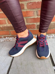 Navy Eden Trainers