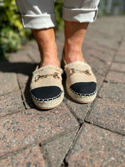 Natural Chain Espadrille Shoes