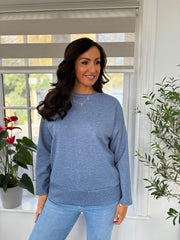 Denim Essential Sweatshirt Angela