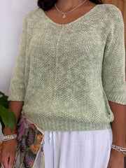 Sage V Neck Knit Danni