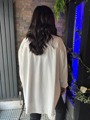 Winter White Long Sleeve Blouse Melissa