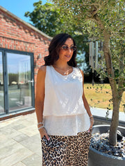 Stone Layered Sleeveless Top Kaitlyn