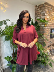 Wine Sparkle Tunic Gloria