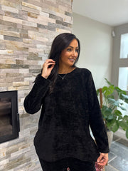 Black Chenille Trudie Set