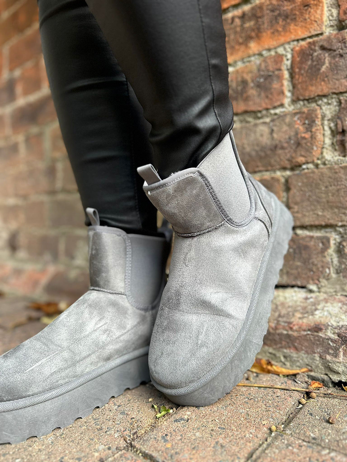 Kristin Wedge Kristin Leather Uggs Ugg Kristin Gray UGG Australia