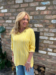Yellow V Neck Top Sydney