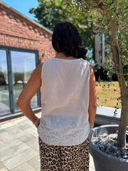 Stone Layered Sleeveless Top Kaitlyn