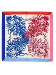 Red & Blue Designer Inspired Scarf