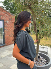 Charcoal Two Piece Trouser Set Sara