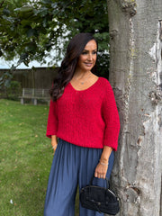 Navy Tina Trousers