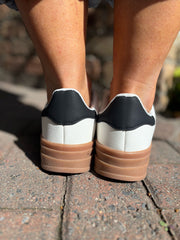 White Designer Inspired Platform Trainer