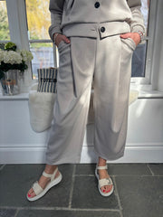 Stone Button Jacket Two Piece Ryla