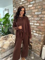 Chocolate Waterfall Cardi Juliet