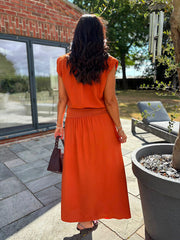 Rust Top & Skirt Set Daniella