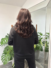 Black Half Zip Sweatshirt Alice