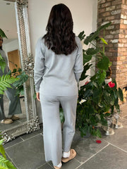 Grey Diamante Leisure Set Isla