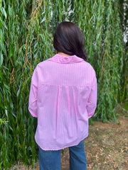 Pink Pinstripe Shirt Becca