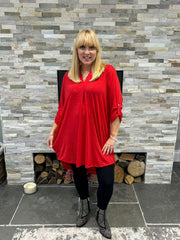 Red Sparkle Tunic Gloria