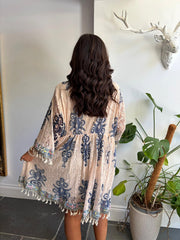 Stone Boho Tassel Dress Gracelynn