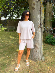 Rose Shorts Leisure Set Amber