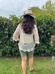 Stone Crochet Lace Two Piece Mariah