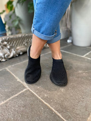 Black Diamante Krystal Trainers Tillett s