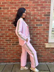 Pink Trouser Suit Celine