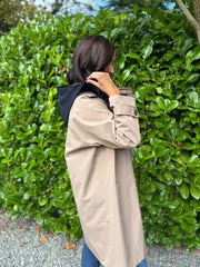 Mocha Longline Trench Coat