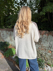 Stone Designer Inspired Stripe Knit Yvonne