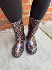 Leopard Print Wellies