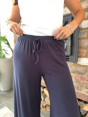 Navy Leisure Trousers Juliet