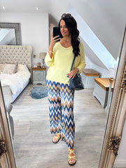 Lemon Soft Fine Knit Doreen