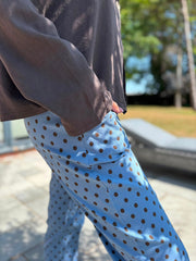 Denim Polka Dot Trousers Marcia