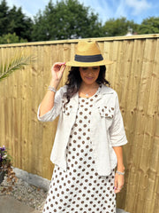 Stone Polka Dot Co-Ord Set Beverly