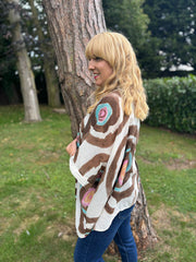 Stone Tie Dye Print Blouse Katherine