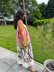 White Palm Sketch Dress Kylie