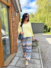 Lemon Soft Fine Knit Doreen
