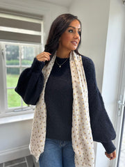 Navy Crew Neck Knit Katya