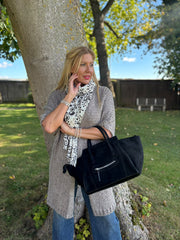 Mocha Cosy Edge To Edge Cardi Mabel