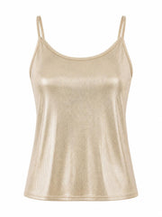 Gold Shimmer Vest Top Callie