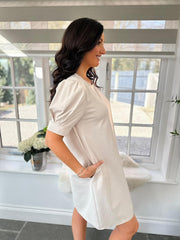Stone Contrast Side Panel Dress Venus