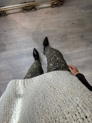 Stone Popcorn Knit Amanda