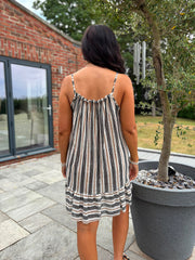 Black Spots & Stripes Dress Trinity