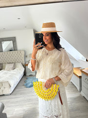 Stone Floral Sequin Jacket Melody