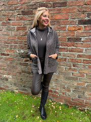 Rose Marl Zip Jacket Tracy