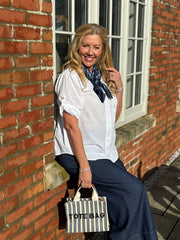 White Embroidered Floral Top Jasmine