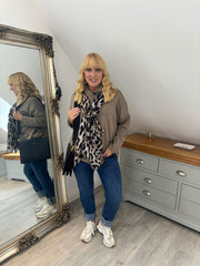 Mocha Hooded Sweat Top Ada