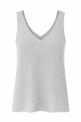 Silver Shimmer Knit Vest Palmer