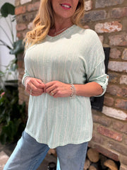 Mint V Neck Top Sydney